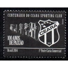 C-3364 - Centenário do Ceará Sporting Club - 1° Porte Carta Comercial - 2014