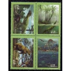 C-3382/3385 (Quadra) - Animais Pré-Históricos do Brasil - Ano 2014
