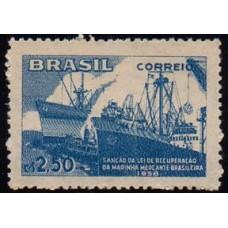 C -419 - Sanção da Lei de Recuperação da Marinha Mercante Brasileira - Ano 1958 