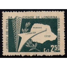 C-0438 - Jubileu de Prata da Cidade de Londrina /PR - Ano 1959 