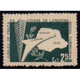 C-0438 - Jubileu de Prata da Cidade de Londrina /PR - Ano 1959 