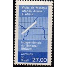 C -461 - Visita do Ministro do Exterior Afonso Arinos á África - Ano 1961