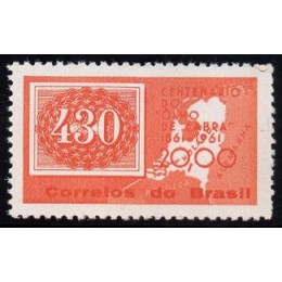 C -467 - Centenário dos Selos  Coloridos  - Ano 1961