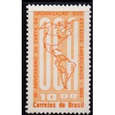 C -490 - 15º Aniversário da Carta da OEAl - Ano 1963   