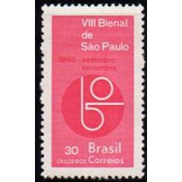 C -537 - VIII Bienal /SP - Ano 1965 C -537 - VIII Bienal /SP - Ano 1965