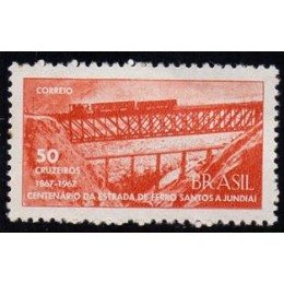 C -564 - Centenário da Estrada de Ferro Santos Jundiaí - Ano 1967 C -564 - Centenário da Estrada de Ferro Santos Jundiaí - Ano 1967