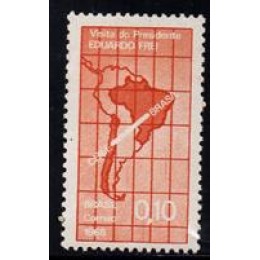 C -605 - Vidsita do Presidente do Chile - Ano 1968 