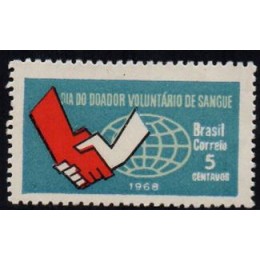 C -621 - Dia do Doador de Sangue - Ano 1968 C -621 - Dia do Doador de Sangue - Ano 1968