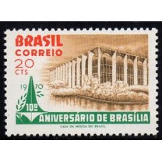 C -669 - 10º Aniv. da Fundação de Brasília -DF - Ano 1970