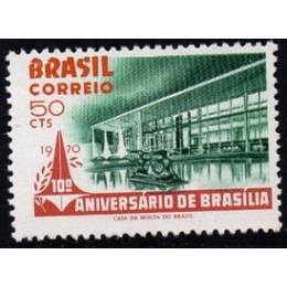 C -670 - 10º Aniv. da Fundação de Brasília -DF - Ano 1970 C -670 - 10º Aniv. da Fundação de Brasília -DF - Ano 1970