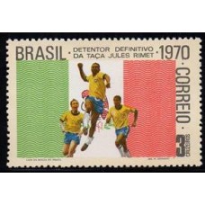 C-0682- Brasil Tricampeão Mundial de Futebol - México - Ano 1970