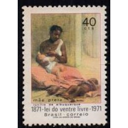 C -708 - 100 Anos da Lei do Ventre Livre -  Ano 1971