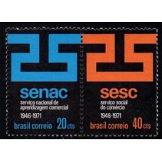C-715/716 - 25 Anos do SENAC -  Ano 1971