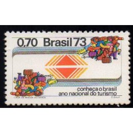 C -784 - Ano Nacional do Turismo - Ano 1973 C -784 - Ano Nacional do Turismo - Ano 1973