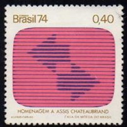 C -837 - Homenagem aos Meios de Comunicação - Ano 1974 C -837 - Homenagem aos Meios de Comunicação - Ano 1974
