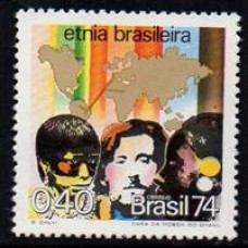 C-0840 - Formação da Etnia Brasileira - Correntes Migratórias - Ano 1974