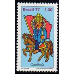 C -999 - Folclore Brasileiro Cavalhada - Ano 1977 C -999 - Folclore Brasileiro Cavalhada - Ano 1977