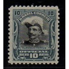 Oficiais O14 - Oficiais - 10 Réis - Hermes da Fonseca - Novo