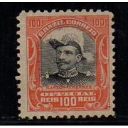 Oficiais O17 - Oficiais - 100 Réis - Hermes da Fonseca - Novo