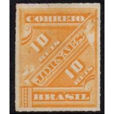 Jornais  J-01 - Cifras Obliquas Laranja - Novo
