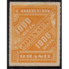 Jornais  J-09 - Cifras Obliquas Laranja - Novo