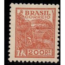 Nº  357 - Filigrana Correio Estrela Brasil - sem carimbo