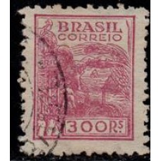 Nº  358 - Filigrana Correio Estrela Brasil - carimbado