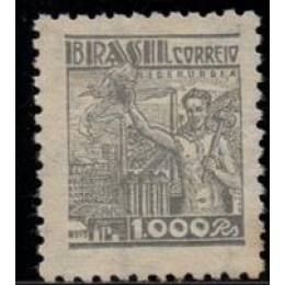 Nº 363 - Filigrana Correio Estrela Brasil P -sem carimbo