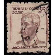 Nº 368 - Filigrana Correio Estrela Brasil "P" - carimbado