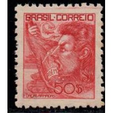 Nº 369 - Filigrana Correio Estrela Brasil "P" - sem carimbo