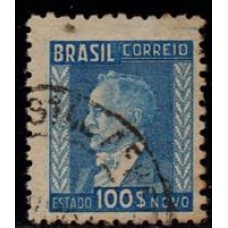Nº 370 - Filigrana Correio Estrela Brasil "P" - carimbado