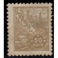 Nº 406 - Filigrana Correio Estrela Brasil "Q" - pequenas - sem carimbo