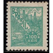 Nº 373 - Filigrana Correio Estrela Brasil "Q" letras menores - sem carimbo