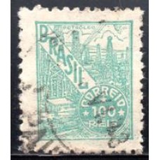 Nº 373 - Filigrana Correio Estrela Brasil "Q" letras menores - carimbado