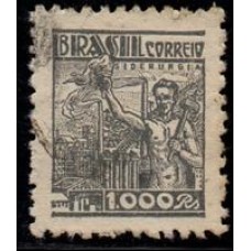 Nº 379 - Filigrana Correio Estrela Brasil "Q" letras menores - carimbado