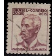Nº 384 - Filigrana Correio Estrela Brasil "Q" letras menores - carimbado