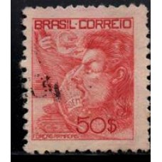 Nº 398 - Filigrana Casa + da + Moeda - carimbado