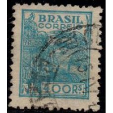 Nº 416 - Filigrana Correio Estrela Brasil - carimbado