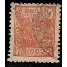 Nº 482 - Filigrana Correio ESTRELA BRASIL - sem carimbo