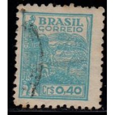 RHM 483 - Filigrana Correio ESTRELA BRASIL - carimbado