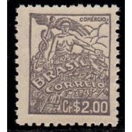 RHM 487 - Filigrana Correio ESTRELA BRASIL - sem carimbo