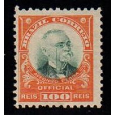 Oficiais O04 - 100 Réis - Afonso Pena - Novo