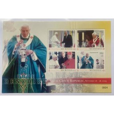 Micronesia - Bloco - ano 2009 - Papa Bento XVI