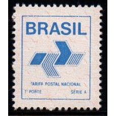 RHM 667 - Comprovante de Franqueamento - bege -  denteação 12,5x13 - sem carimbo    