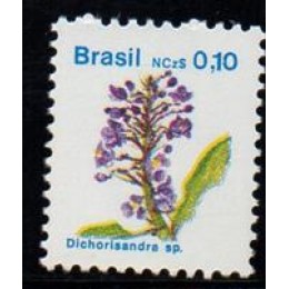 Regular Nº669 - Flora Brasileira Padrão Cruzeiro Novo - sem carimbo    
