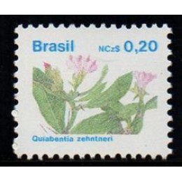 Regular Nº670 - Flora Brasileira Padrão Cruzeiro Novo - sem carimbo    