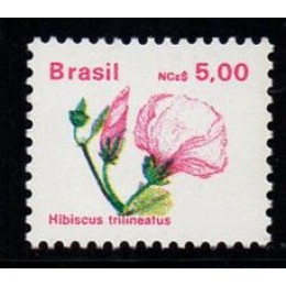 Regular Nº674 - Flora Brasileira Padrão Cruzeiro Novo - sem carimbo Regular Nº674 - Flora Brasileira Padrão Cruzeiro Novo - sem carimbo