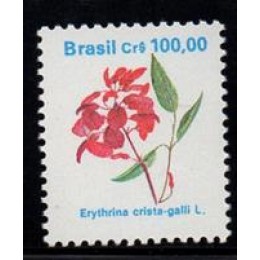 Regular Nº682 - Flora Brasileira Padrão Cruzeiro - sem carimbo Regular Nº682 - Flora Brasileira Padrão Cruzeiro - sem carimbo