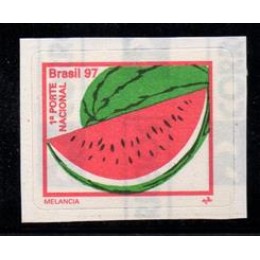 Regular Nº 734 - Frutas Auto Adesivo - Percê em Linha - Melancia - sem carimbo Regular Nº 734 - Frutas Auto Adesivo - Percê em Linha - Melancia - sem carimbo