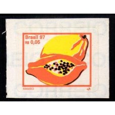 RHM 737 - Frutas Auto Adesivo - Percê em Linha -MAMÃO - sem carimbo    